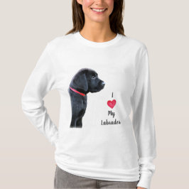Camiseta Eu amo o meu Labrador