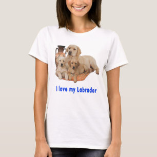 Camiseta Eu amo o meu Labrador