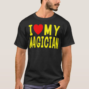 Camiseta Eu Amo O Meu Magic Lover Gift Coração Vermelho