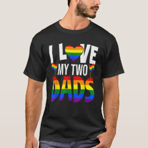 Camiseta Eu Amo O Meu Orgulho De Dois Pais, Orgulho LGBT Fa