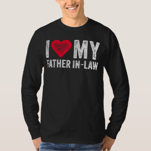 Camiseta Eu Amo O Meu Pai Em Lei, Diversão De Dia de os pai