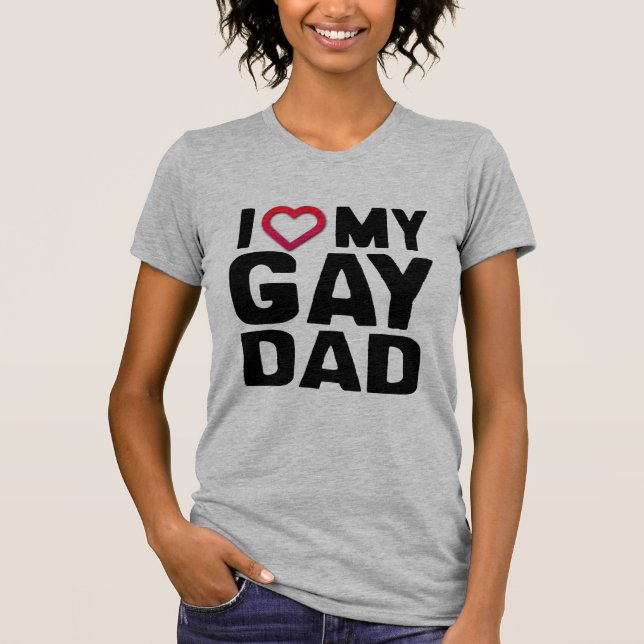 CAMISETA EU AMO O MEU PAI GAY - (Frente)