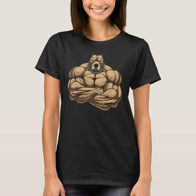 Camiseta Eu Amo O Meu Pit Bull Lover (Frente)