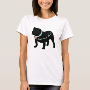 Camiseta eu amo o meu pitbull