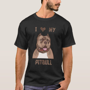 Camiseta Eu Amo O Meu Pitbull