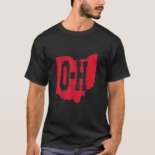Camiseta Eu Amo O Meu Script Home De Ohio, Ohio Buckeye Sta