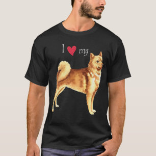 Camiseta Eu Amo o meu Spitz Finlandês