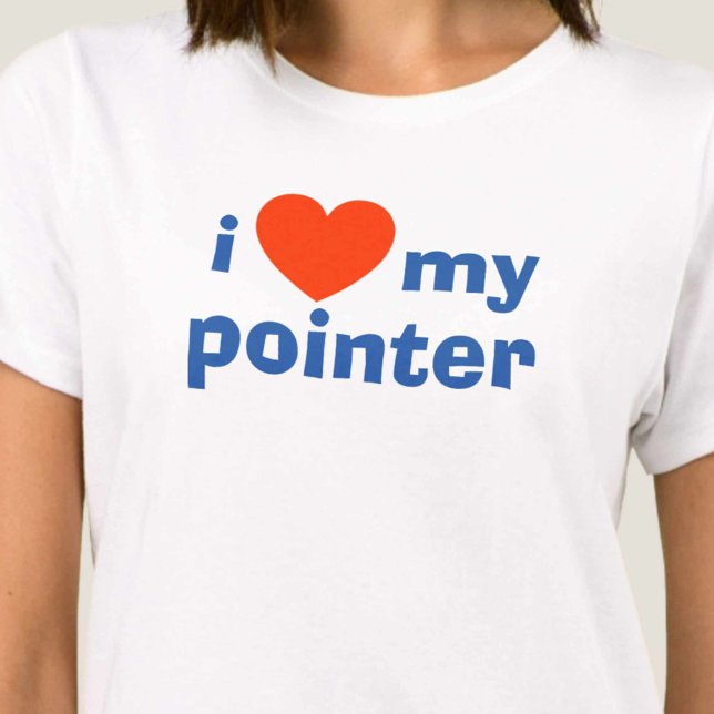 Camiseta Eu Amo O Meu Tanque De Ponteiro (Criador carregado)