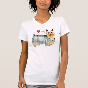 Camiseta Eu Amo o meu Terrier Silky