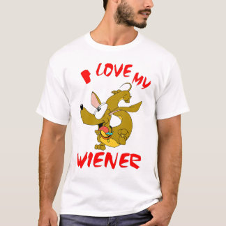 Camiseta Eu amo o meu Wiener!