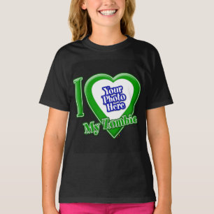 Camiseta Eu Amo O Meu Zombie Com A Tua Foto T-Shirt