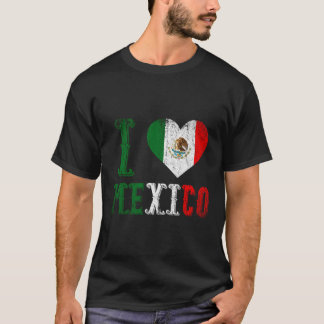 Camiseta Eu Amo o México