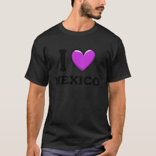 Camiseta Eu Amo o México