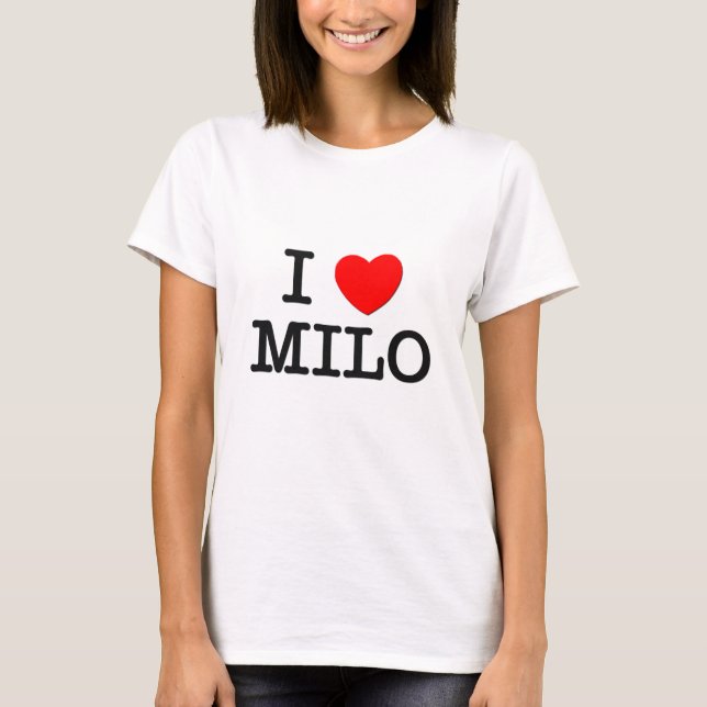 Camiseta Eu amo o Milo (Frente)