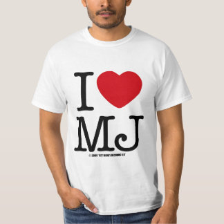 CAMISETA EU AMO O MJ