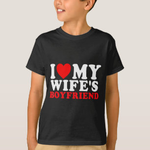 Camiseta Eu Amo o Namorado da Minha Esposa Citação Divertid
