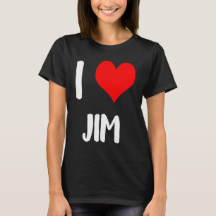 Camiseta Eu amo o namorados JIM, desculpe senhoras caras Be