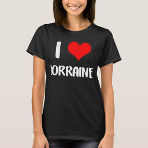 Camiseta Eu amo o namorados LORRAINE, desculpe senhoras car
