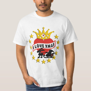 Camiseta EU AMO o Natal