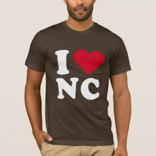 CAMISETA EU AMO O NC