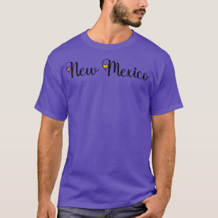 Camiseta Eu Amo O Novo México Novo Script Do Novo México Co