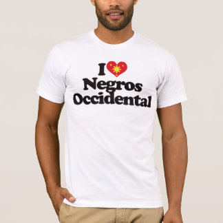 Camiseta Eu amo o Occidental de Negros