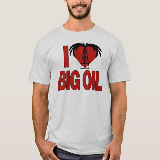 Camiseta Eu amo o óleo grande
