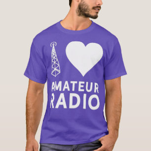Camiseta Eu Amo O Operador Do Serviço De Rádio Amador