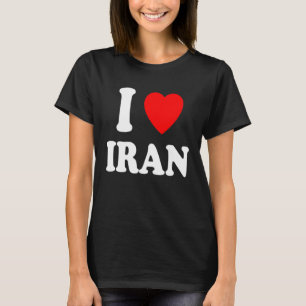 Camiseta Eu Amo o Orgulho Nacional do Patrimônio do Irã Cas