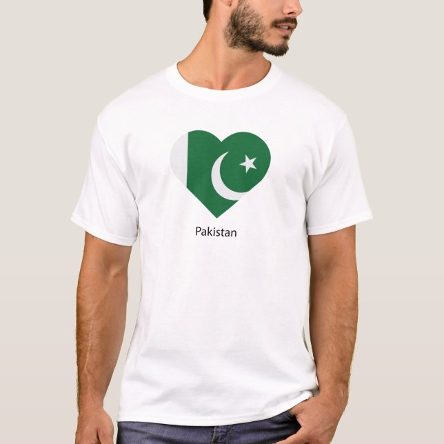 Camiseta Eu amo o Paquistão (Frente)