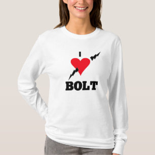 Camiseta Eu amo o parafuso do usain
