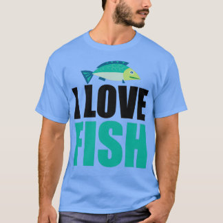 Camiseta Eu amo o peixe 5