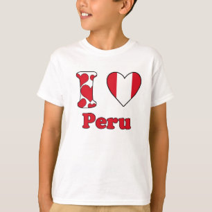 Camiseta Eu amo o Peru