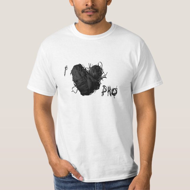 Camiseta eu amo o pho (Frente)