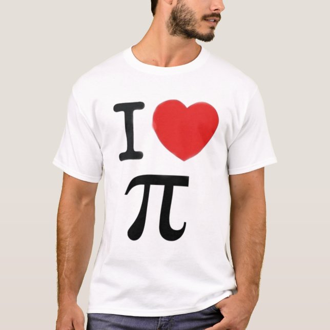 Camiseta Eu amo o pi (Frente)