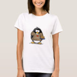 Camiseta Eu amo o pinguim dos Latkes<br><div class="desc">Um pinguim do feriado do divertimento apenas para o Hanukkah. Mostre fora seu espírito do feriado com este pinguim loving do latke bonito.</div>