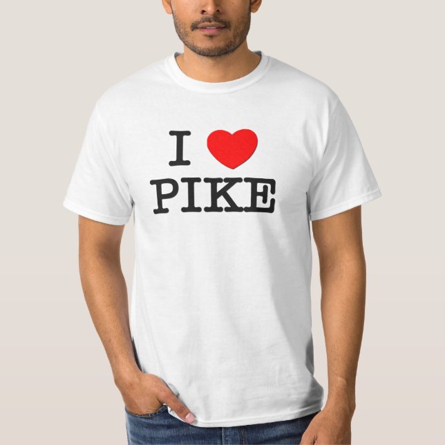 Camiseta Eu amo o PIQUE (a comida) (Frente)