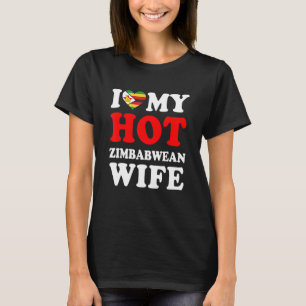 Camiseta Eu amo o presente da minha mulher zimbabuense doid