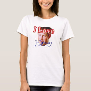 Camiseta Eu amo o príncipe Harry