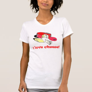 Camiseta eu amo o queijo