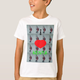 Camiseta Eu amo o Quênia