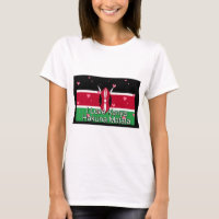 Eu amo o Quênia e a Impressão de Arte "Hakuna Mata