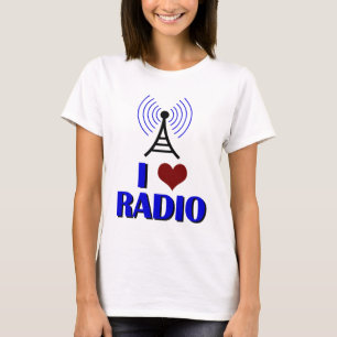 Camiseta Eu amo o rádio