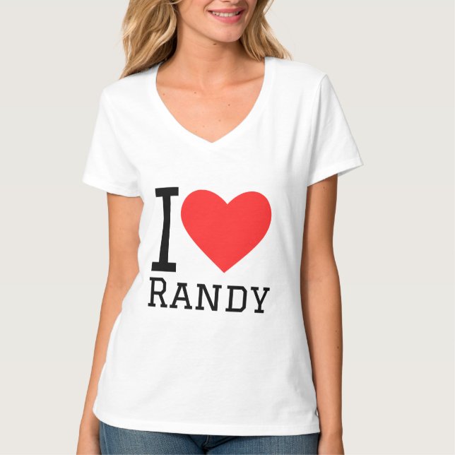 Camiseta Eu amo o Randy (Frente)