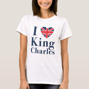 Camiseta Eu amo o rei Charles