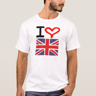 Camiseta Eu amo o Reino Unido