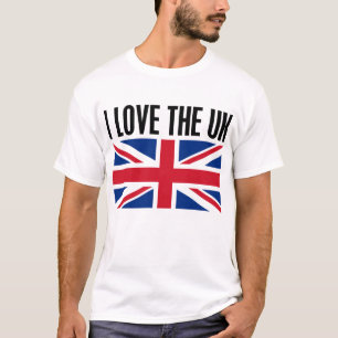 Camiseta Eu amo o Reino Unido
