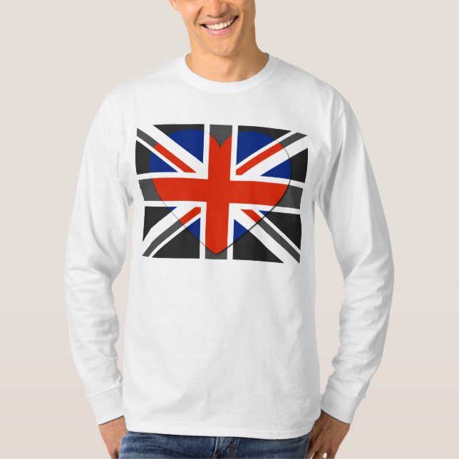 Camiseta Eu amo o Reino Unido - T-shirts venenosas (Frente)