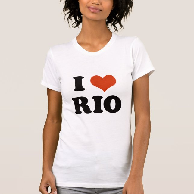 Camiseta Eu amo o Rio de Janeiro (Frente)