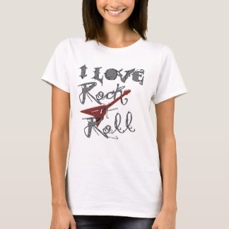 Camiseta Eu amo o rock and roll